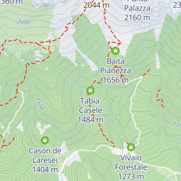 Map of Tabia' Casele