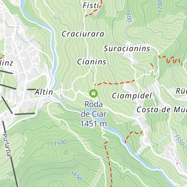Map of Roda de Ciar