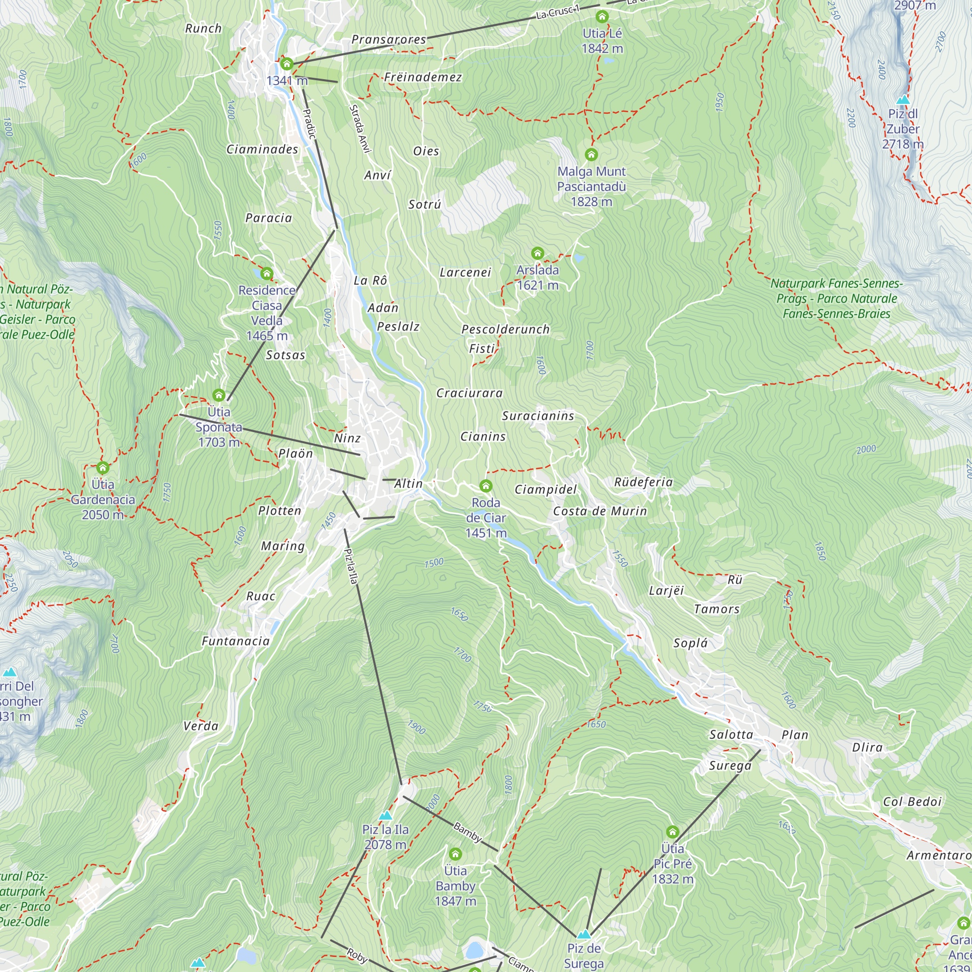 Roda de Ciar map
