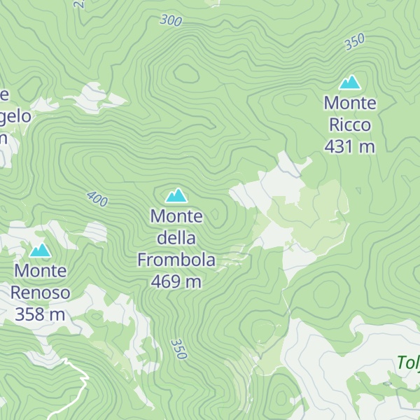 Map of Monte Castagnolo