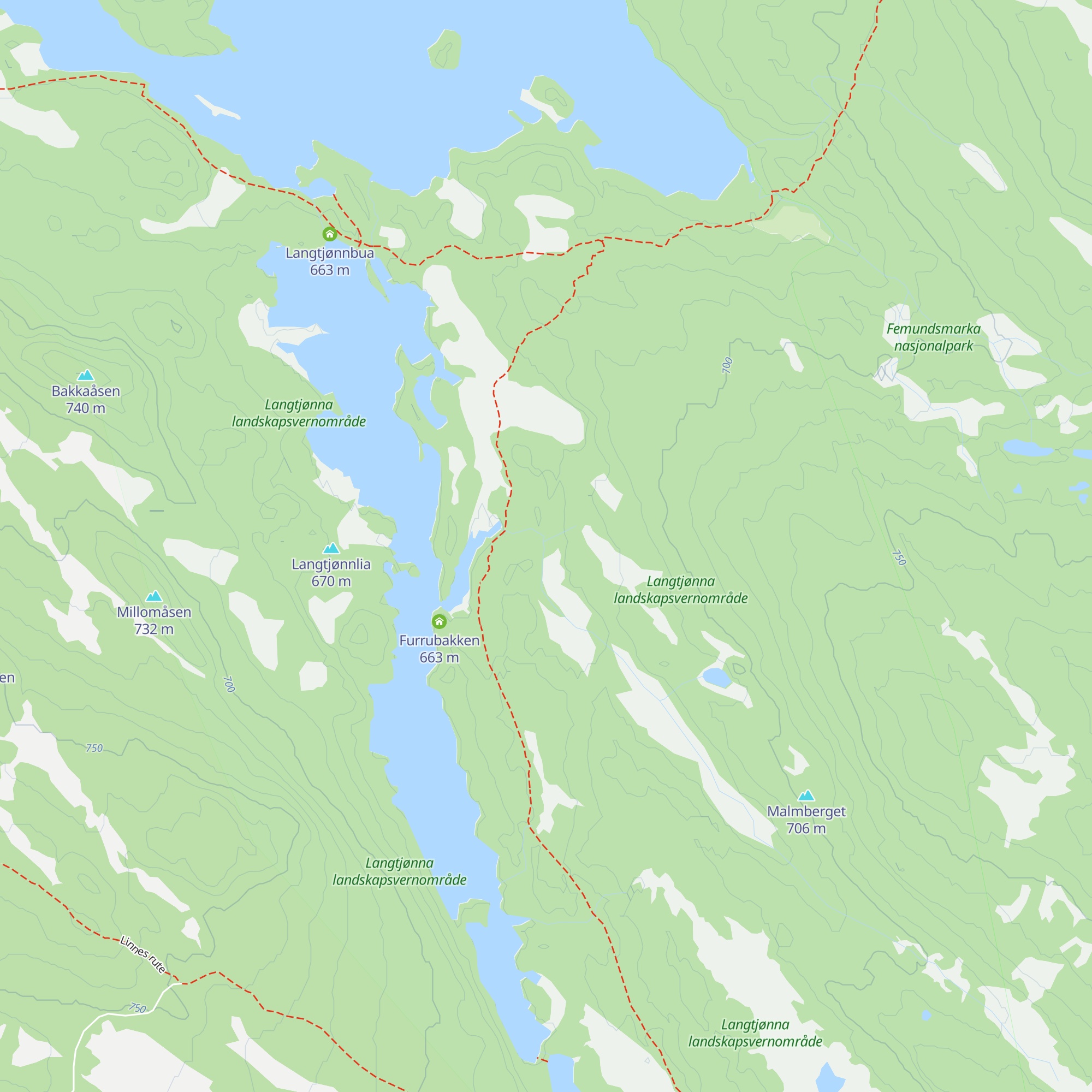 Gjerdbua map