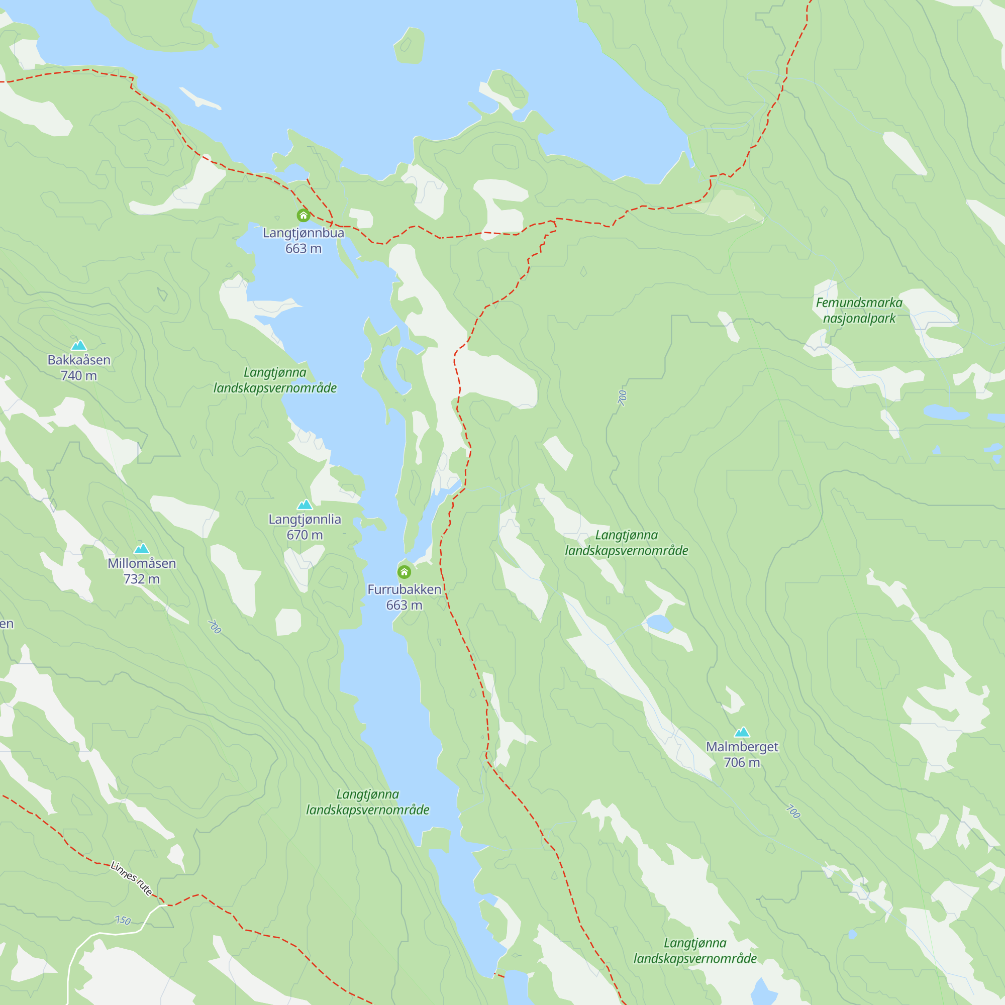 Gjerdbua map