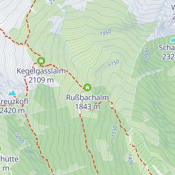 Map of Rußbachalm