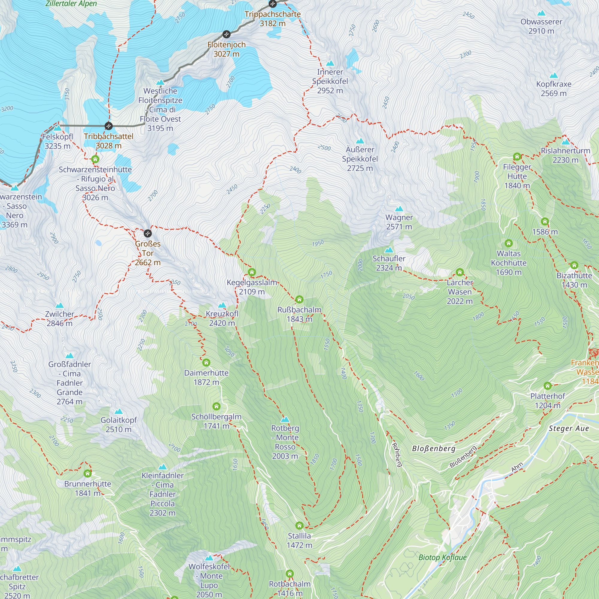Rußbachalm map