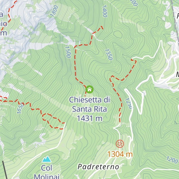 Map of Chiesetta di Santa Rita