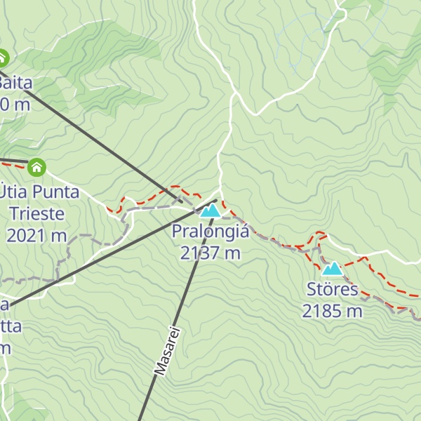 Map of Pralongiá