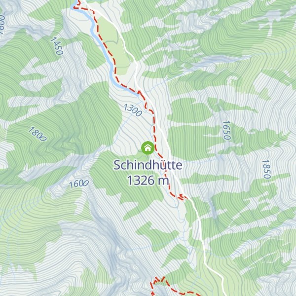Map of Schindhütte
