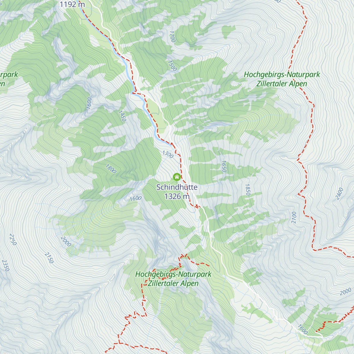 Schindhütte map