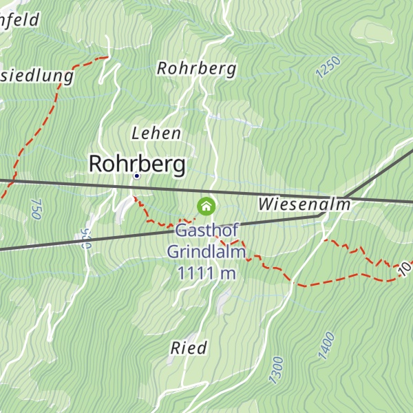 Map of Gasthof Grindlalm