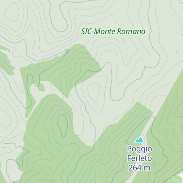 Map of Poggio Carlo