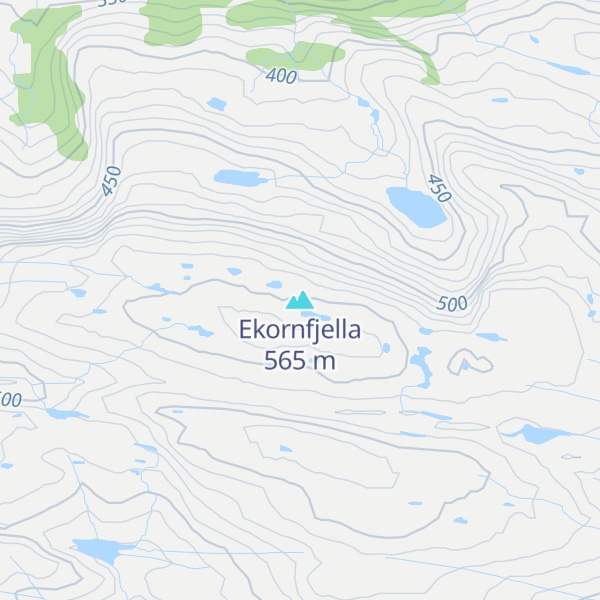 Map of Ekornfjella