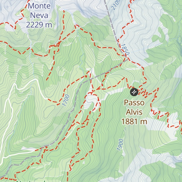 Map of Bivacco Invernale Matteo Fiori