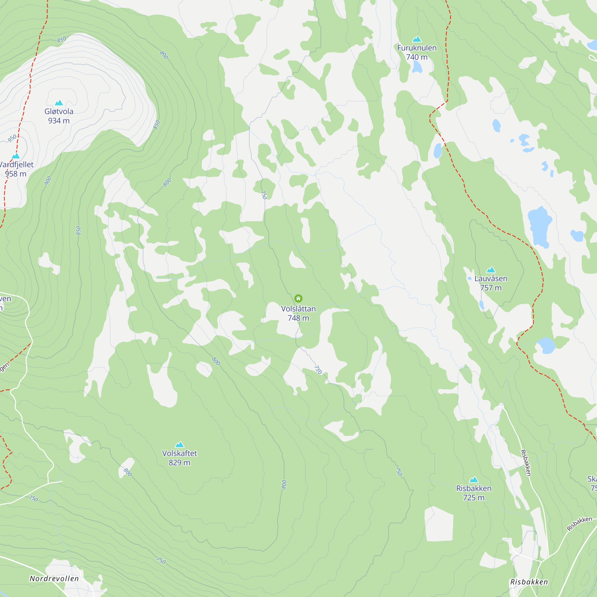 Volslåttan map
