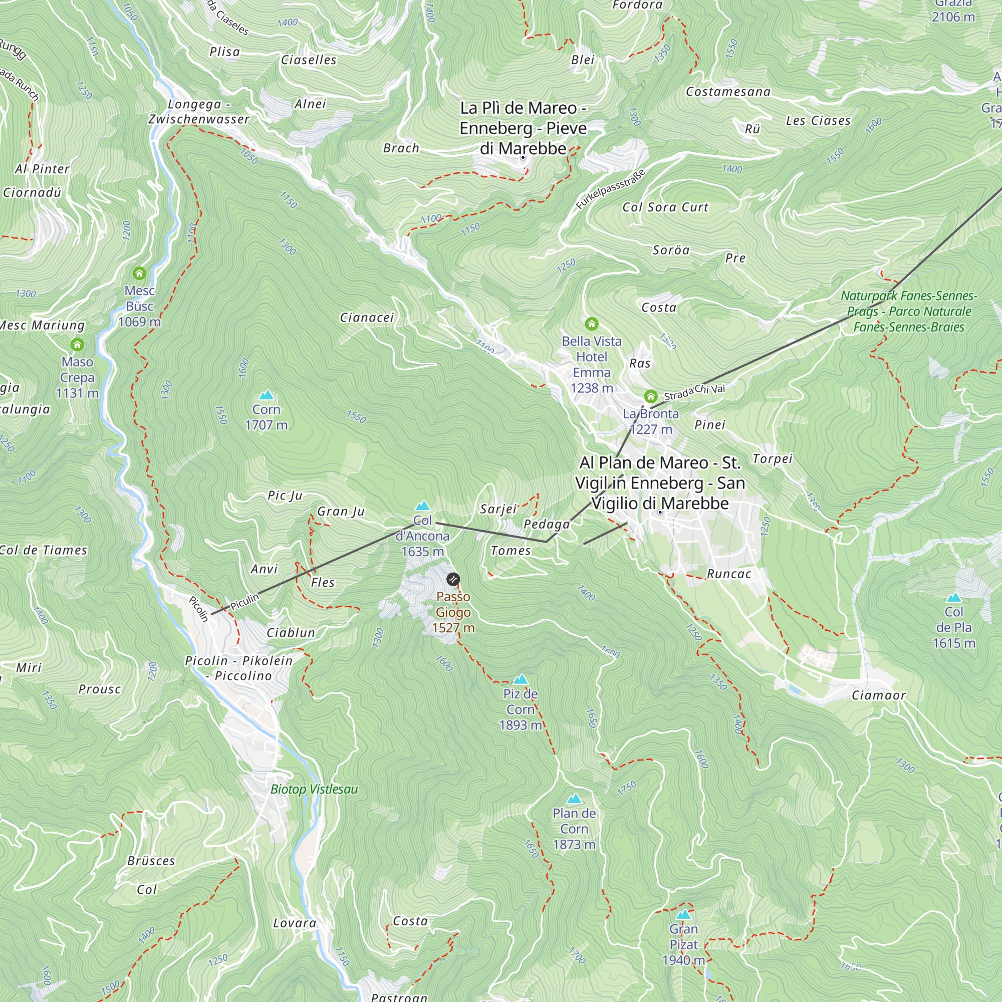 Berghotel Soleseid map