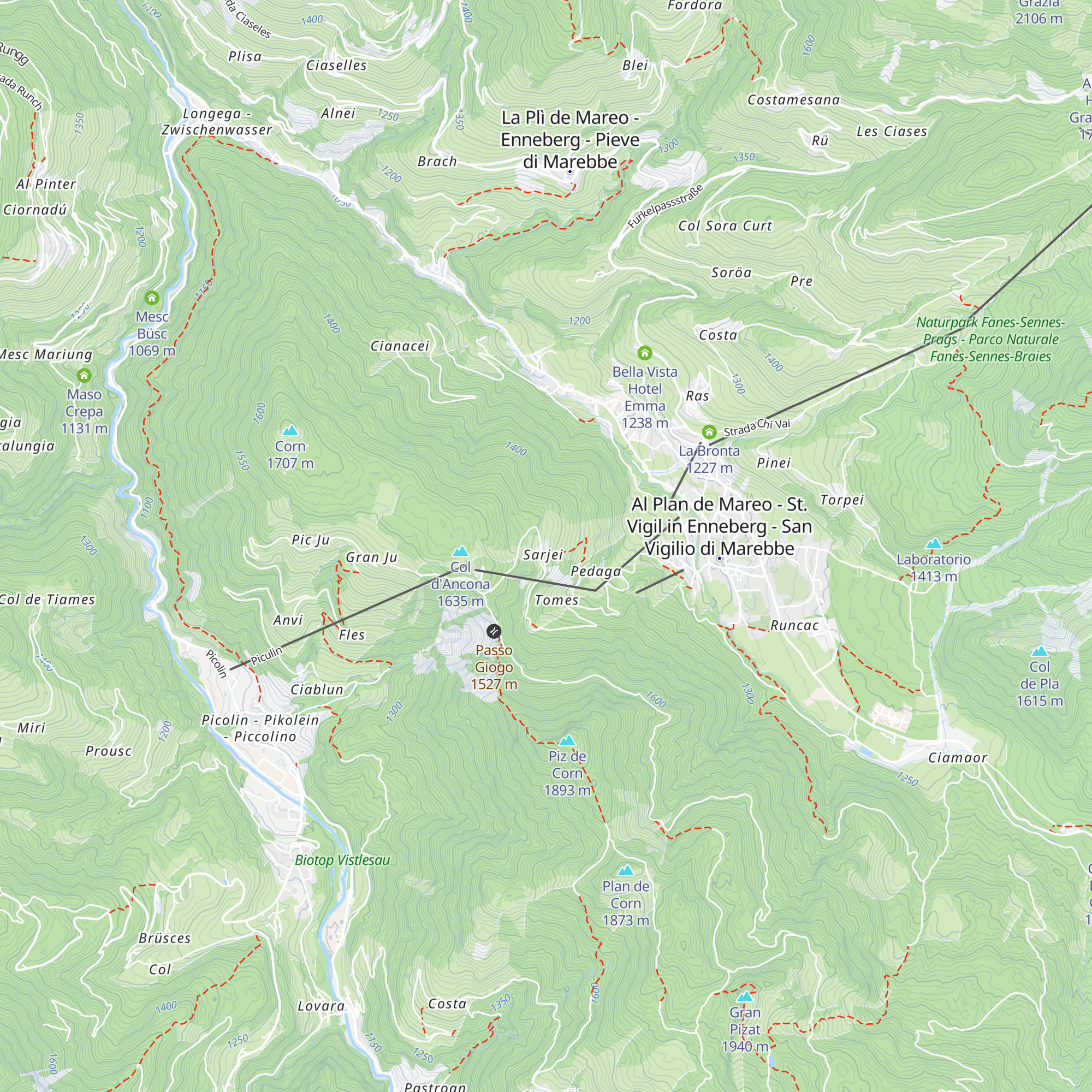 Berghotel Soleseid map