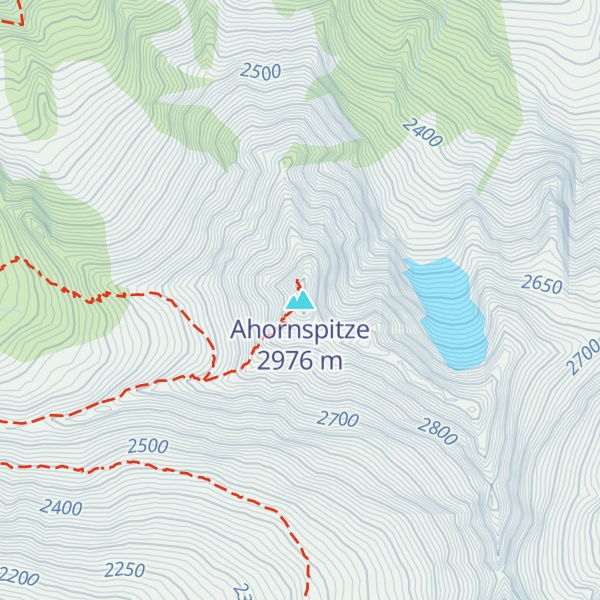 Map of Ahornspitze