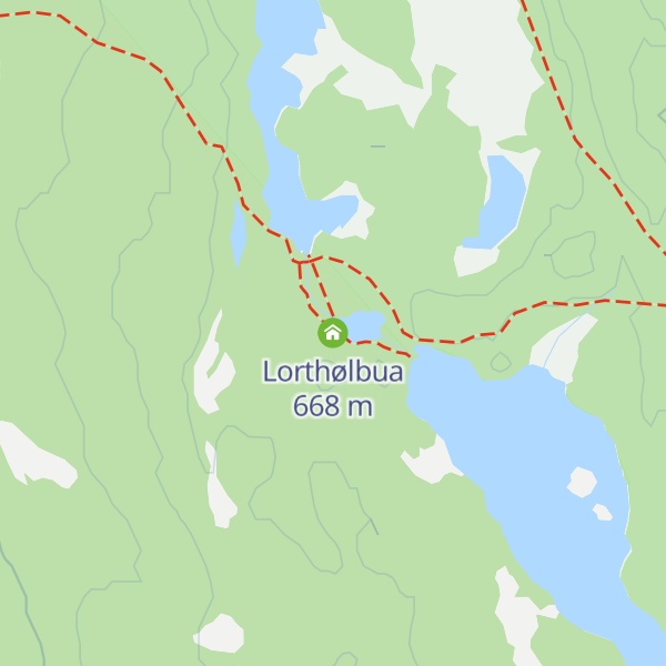 Map of Lorthølbua
