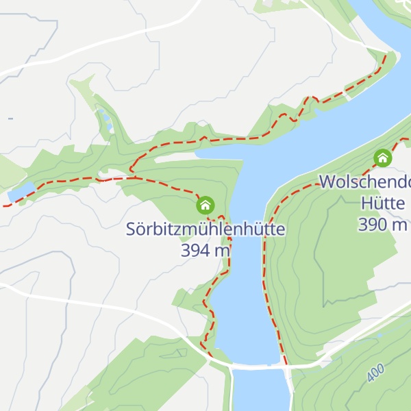 Map of Sörbitzmühlenhütte
