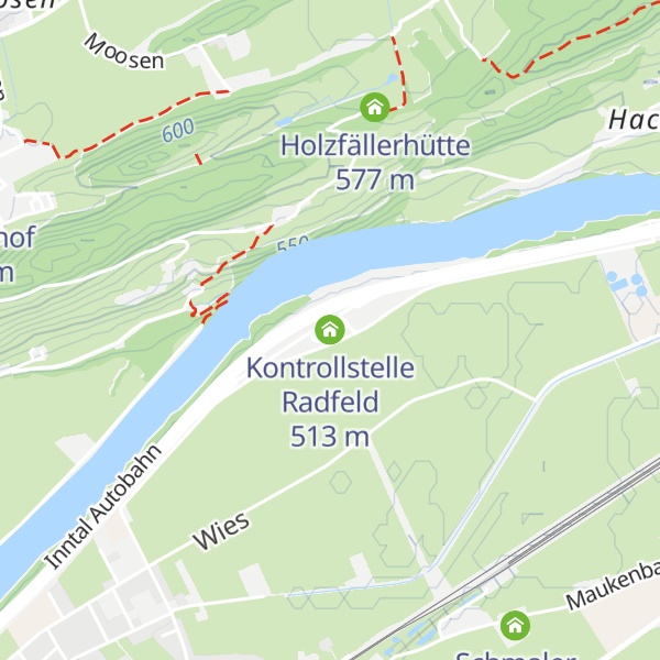 Map of Kontrollstelle Radfeld