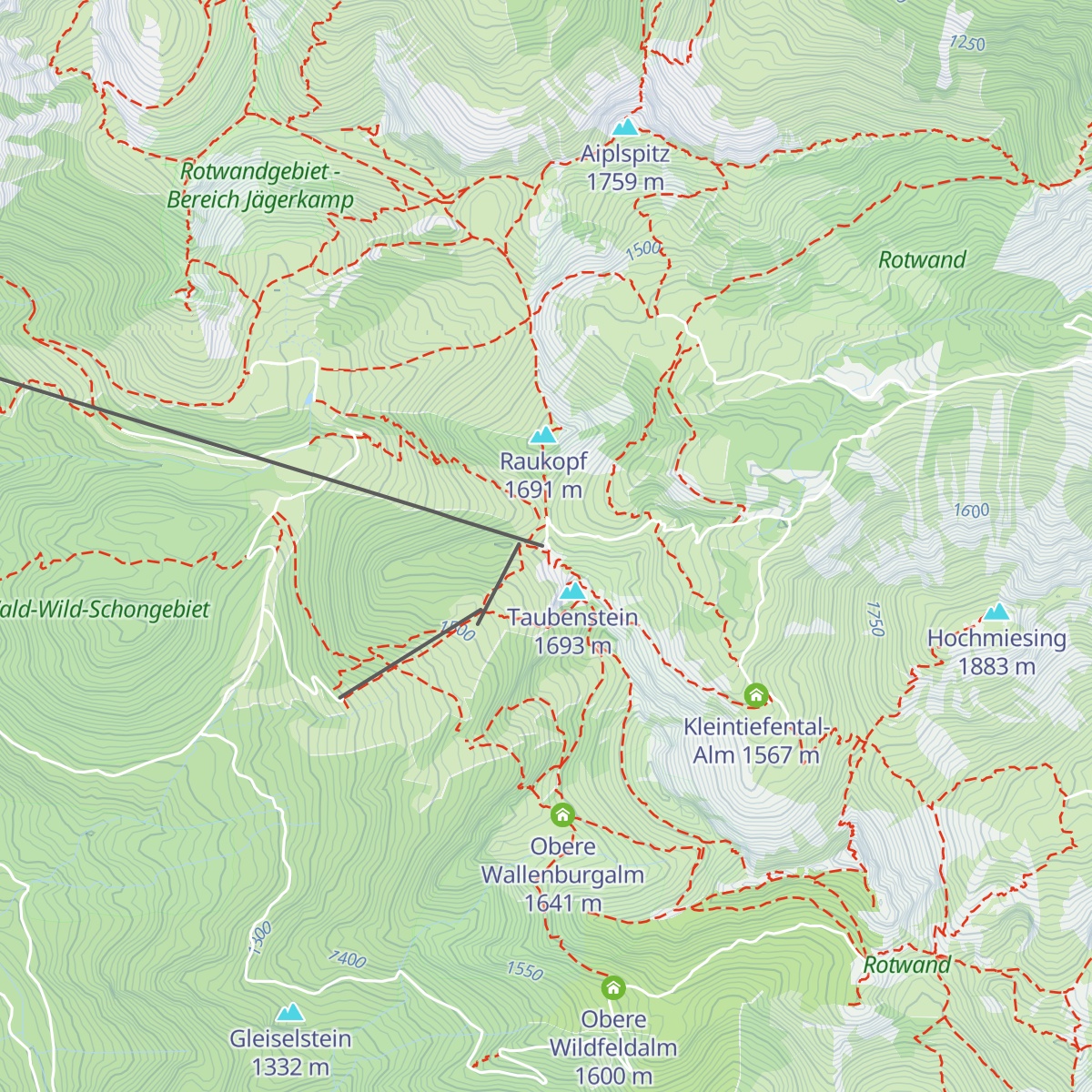 Berggaststätte Panoramablick map