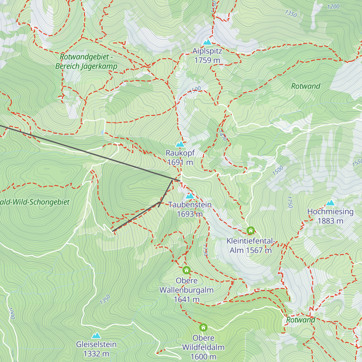 Berggaststätte Panoramablick map