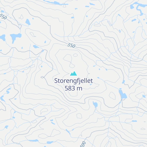 Map of Storengfjellet