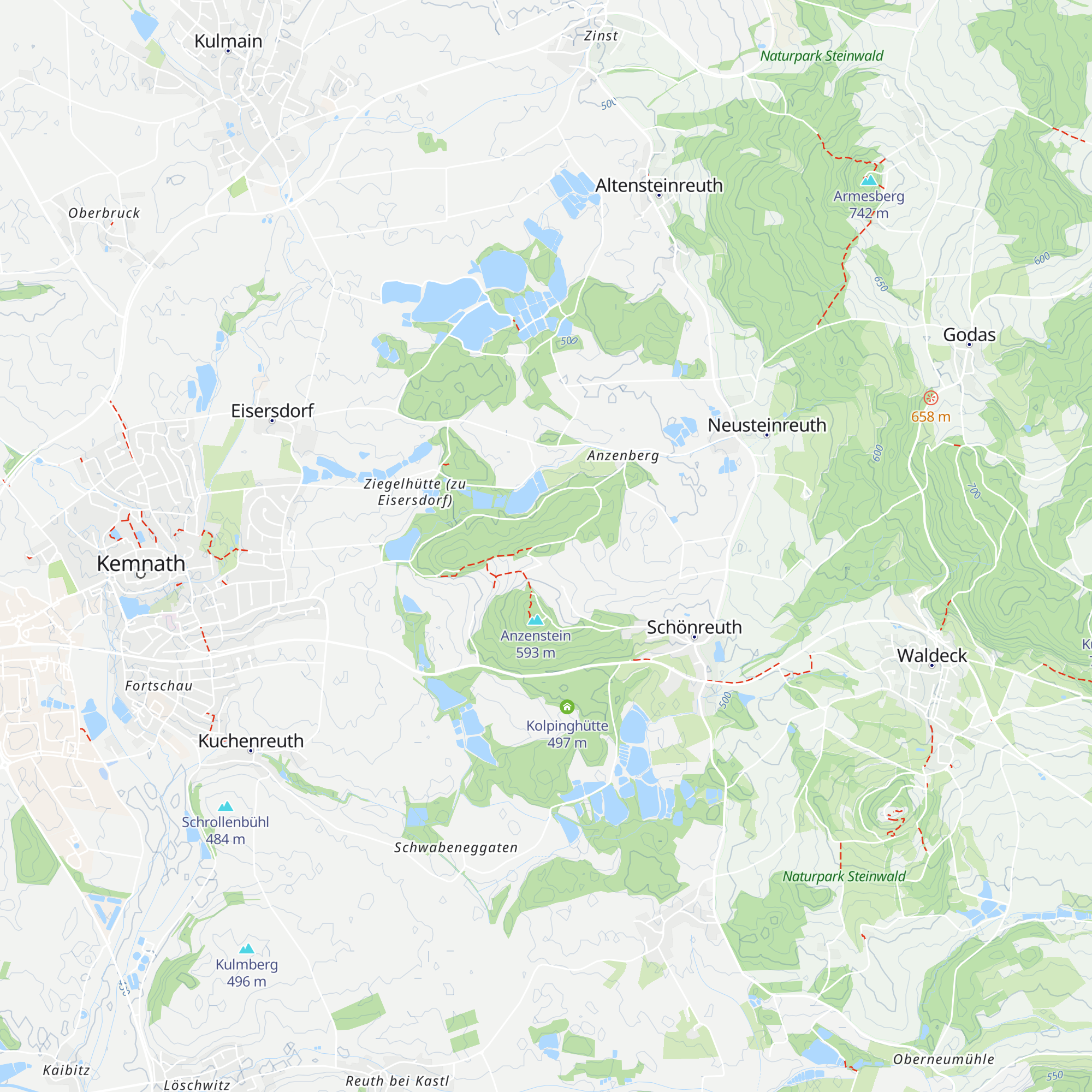Hütte Anzenberg map