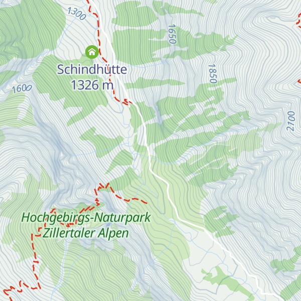 Map of Grüne-Wand-Hütte