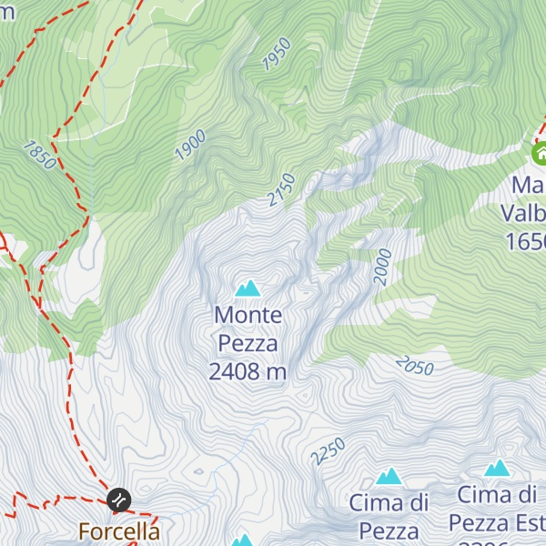 Map of Monte Colaz
