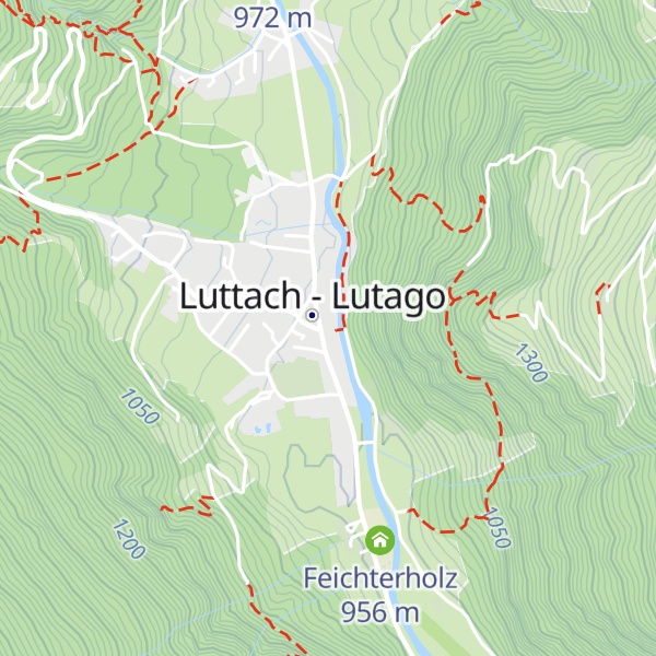 Map of Ahrntal Tourismus Information