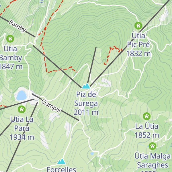 Map of Piz de Surega