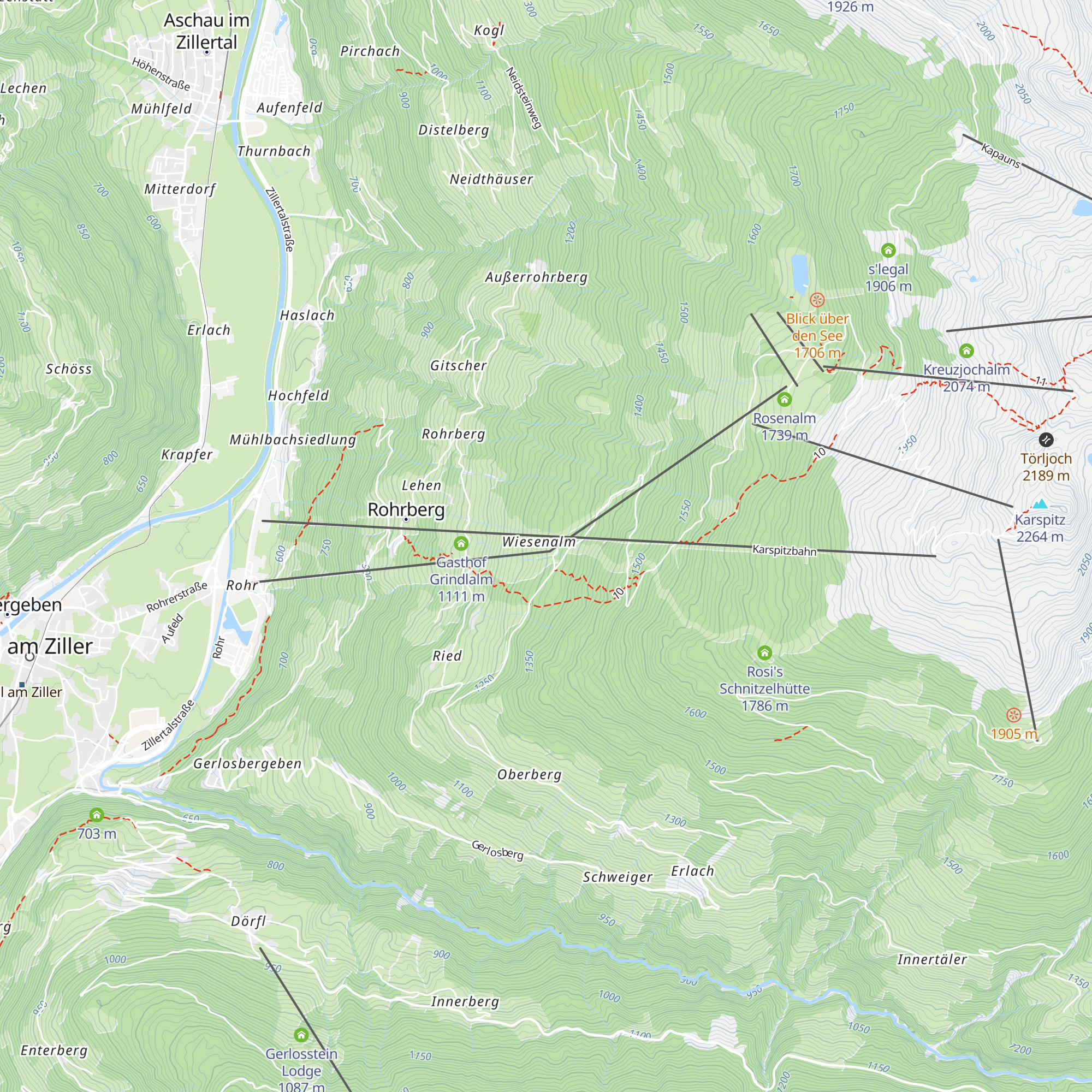 Bergrestaurant Wiesenalm map