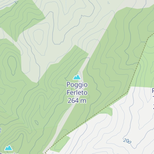 Map of Poggio Ferleto