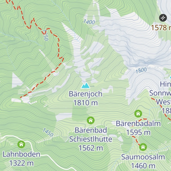 Map of Bärenjoch