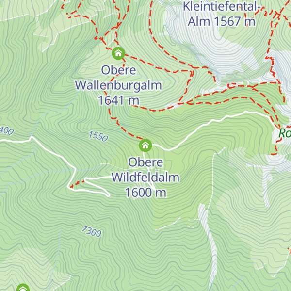 Map of Obere Wildfeldalm