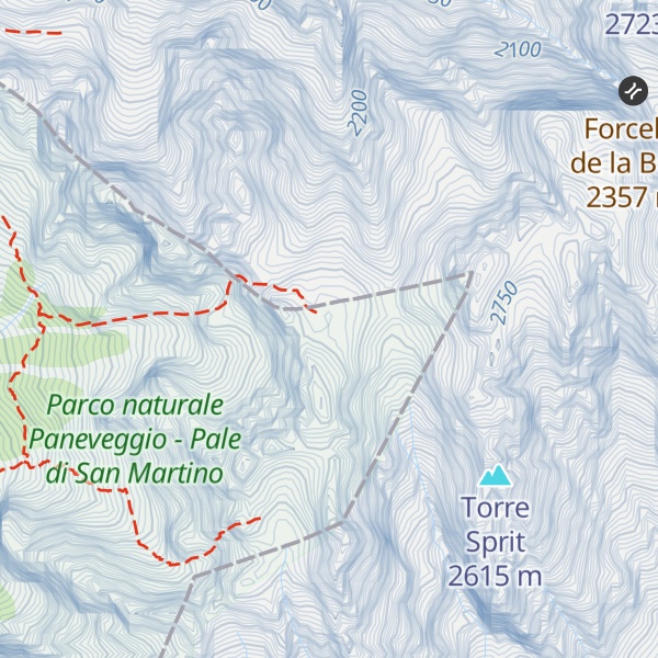 Map of Bivacco Renato Reali