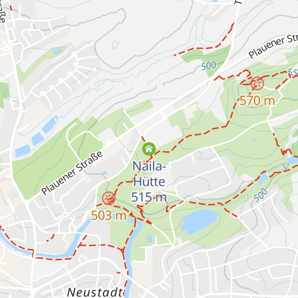 Map of Naila-Hütte