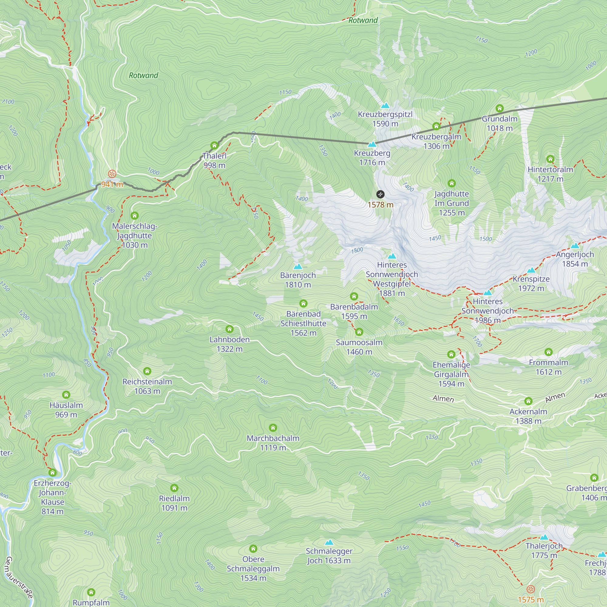 Bärenbad Schiestlhütte map