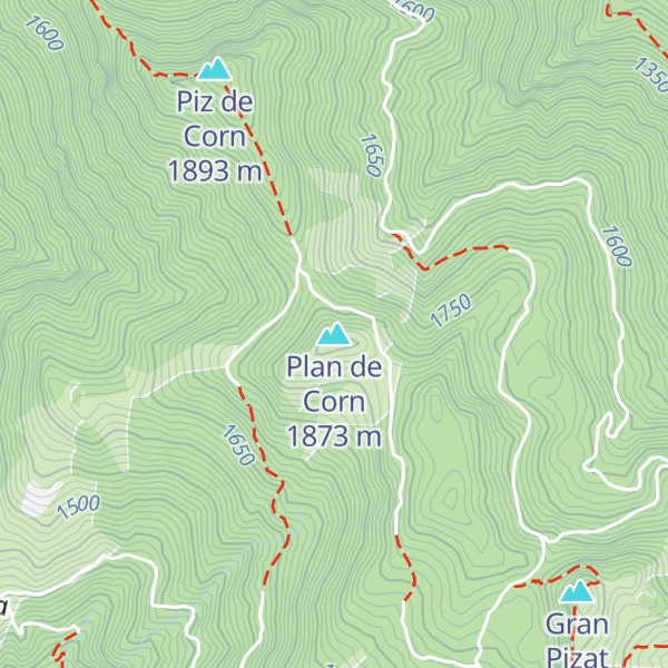 Map of Plan de Corn