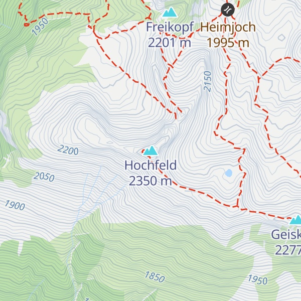 Map of Hochfeld