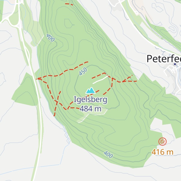 Map of Igelsberg
