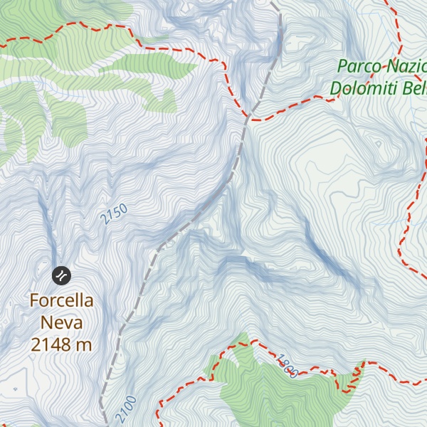 Map of Sass di Mura