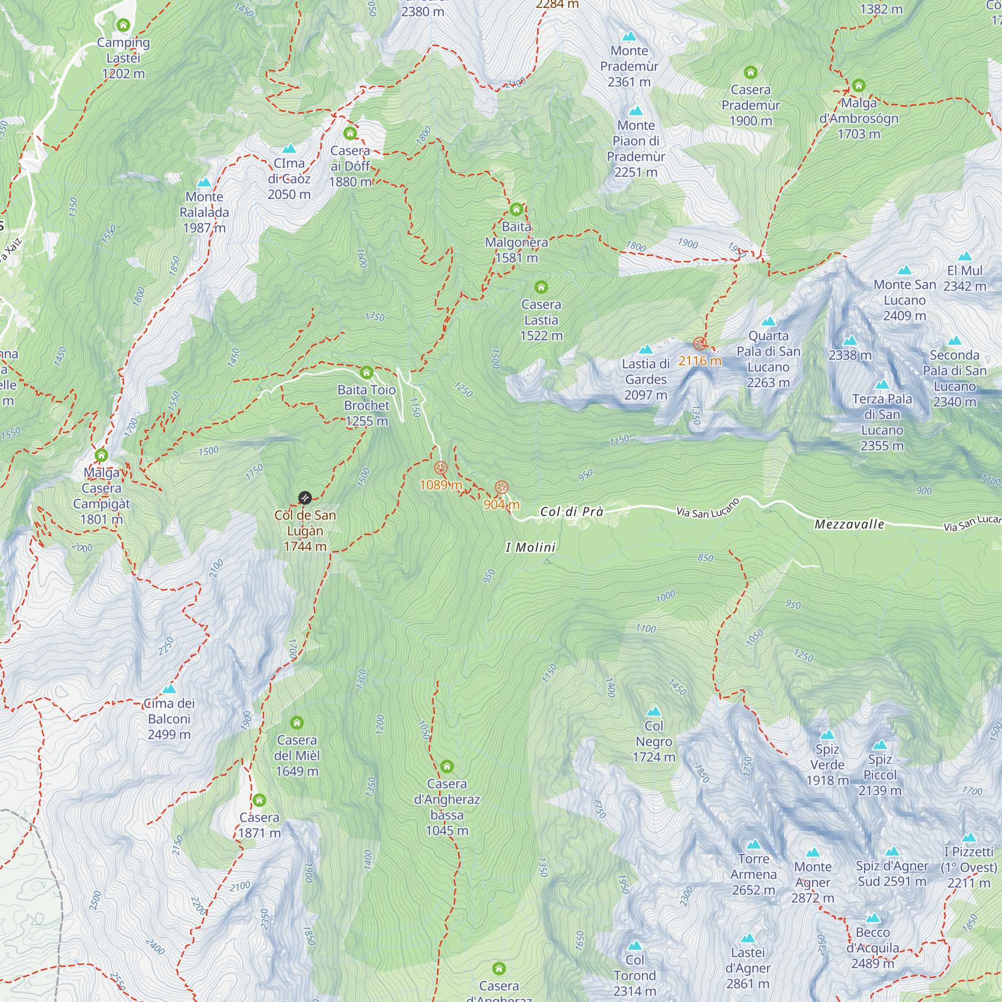el talvà del Barba Rico map