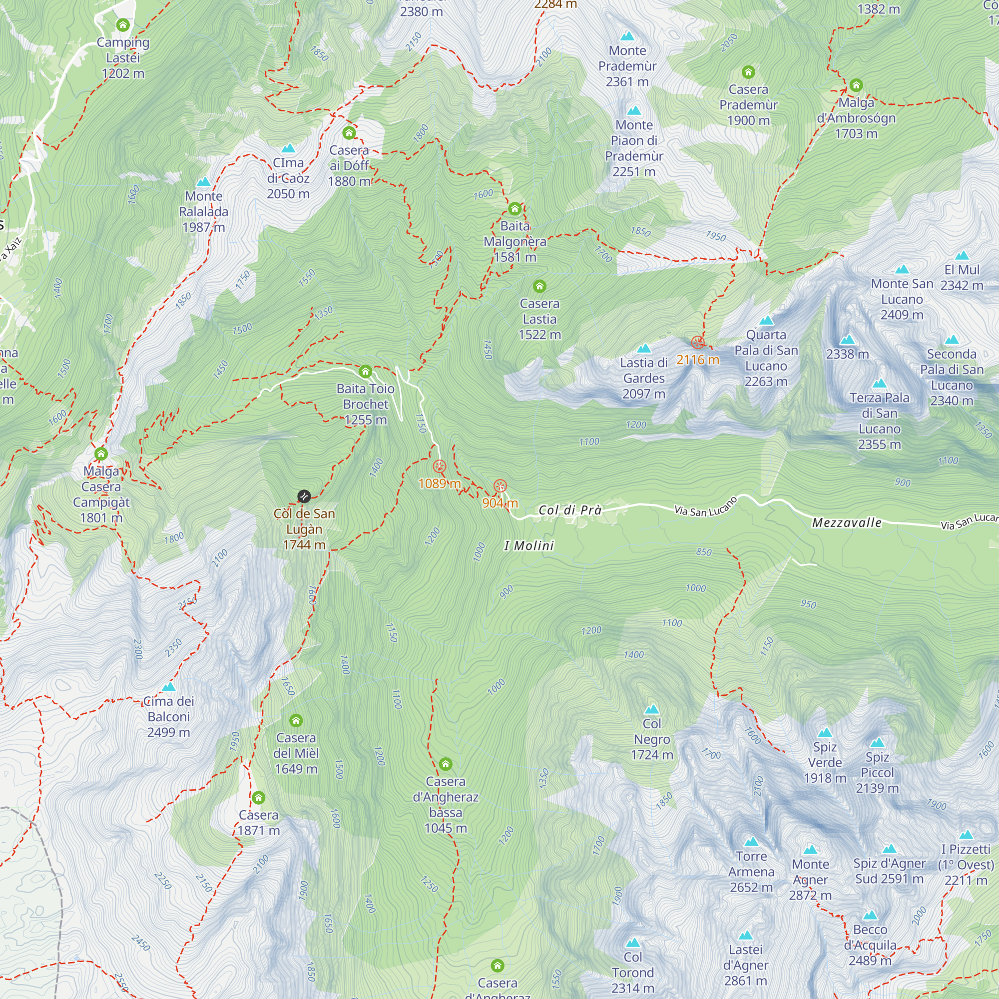 el talvà del Barba Rico map