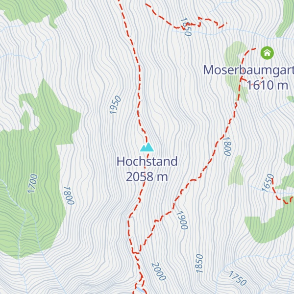 Map of Hochstand