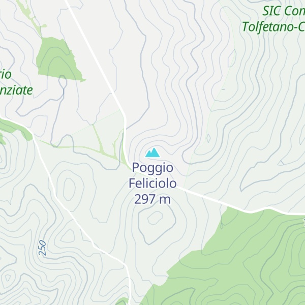 Map of Poggio Feliciolo