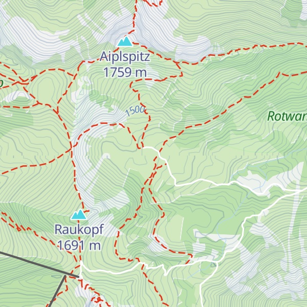 Map of Naturfreundehaus Krottentaler Alm