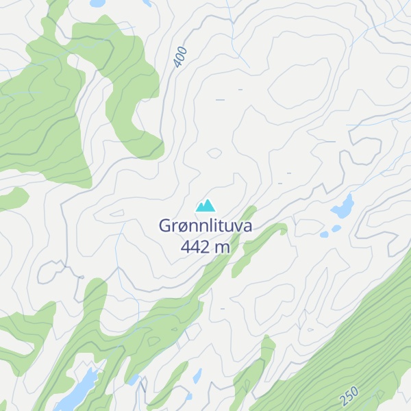 Map of Grønnlituva
