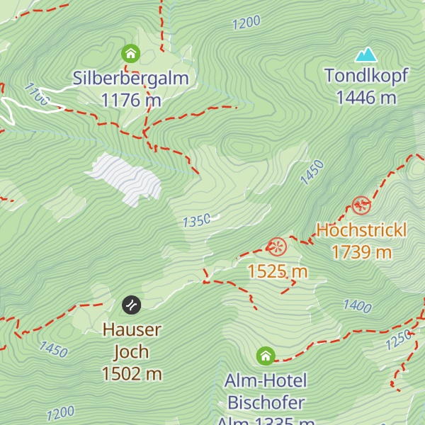 Map of Inner Hauseralm