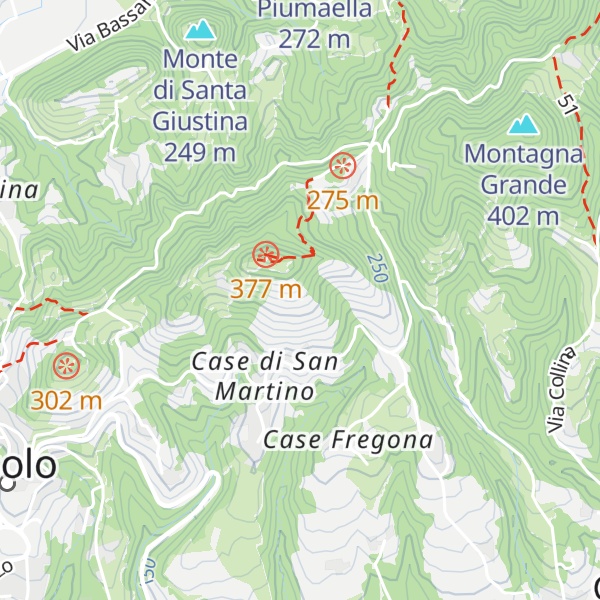 Map of Ca' Recantina
